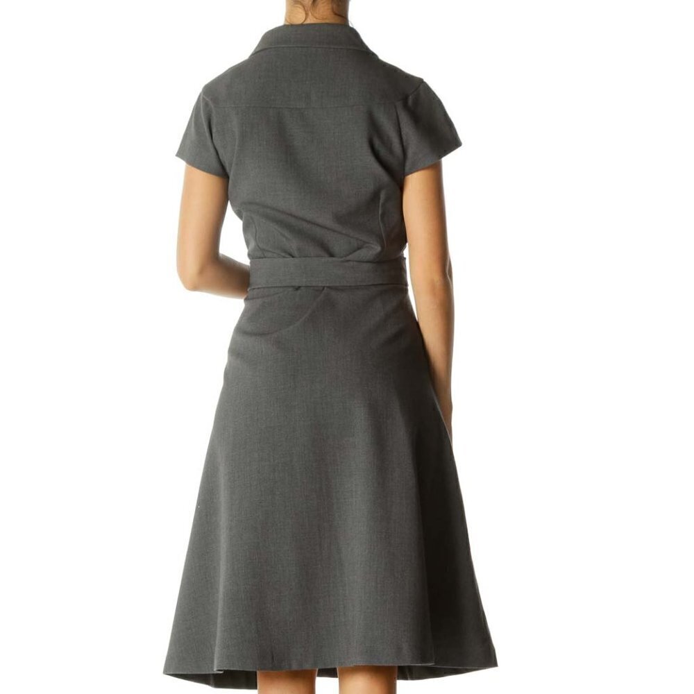Calvin Klein Gray Work Dress - Picture 2 of 3